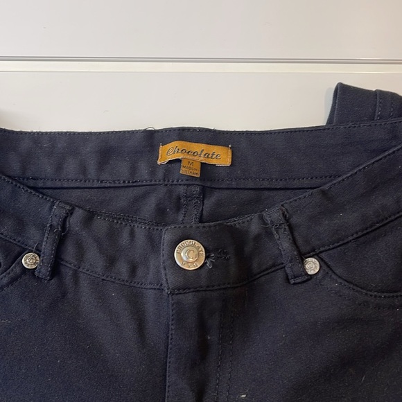 Chocolate Black Skinny Pants - Picture 5 of 5